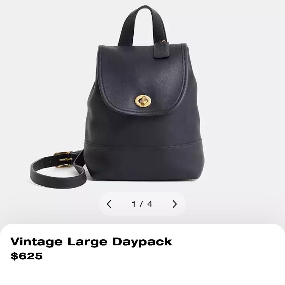 Vintage COACH large daypack 9791 - Picture 12 of 13